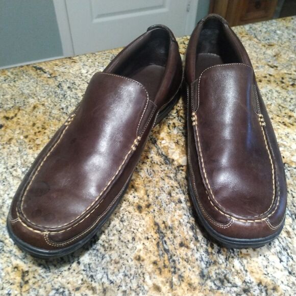 Cole Haan Tucker Venetian Loafers Men's 13M Brown Leather Slip On Shoes C04059 - Picture 3 of 13